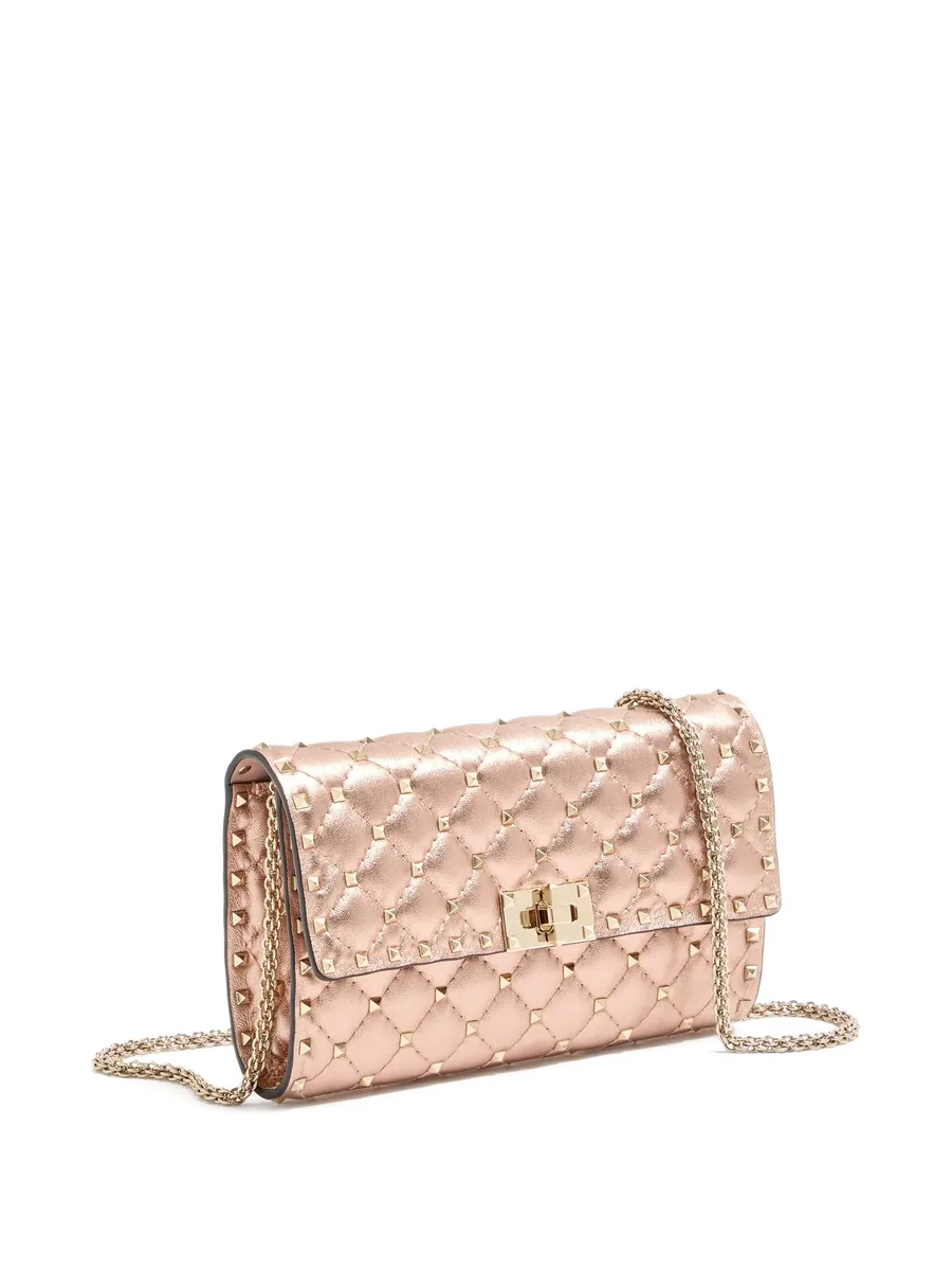 стеганый клатч Rockstud Spike 8