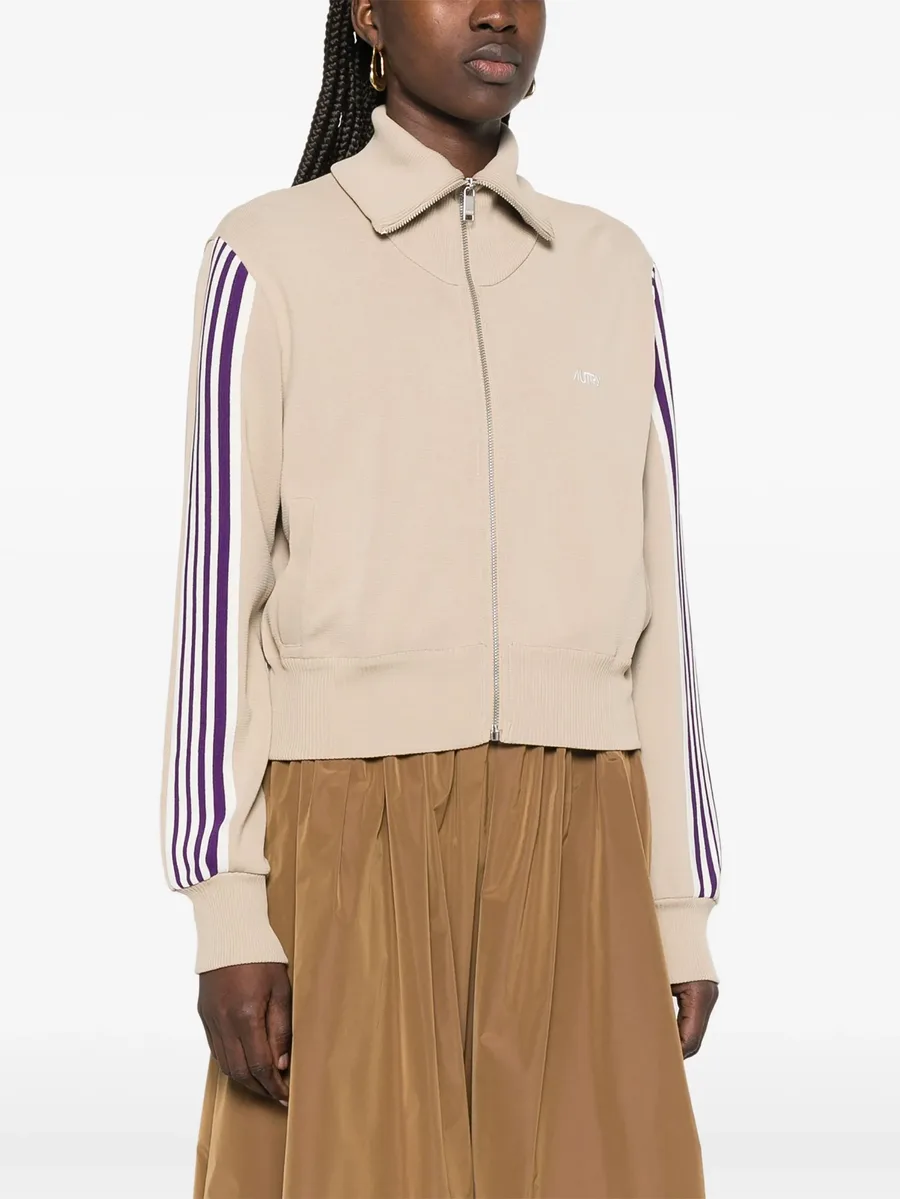 knitted zip-up sweatshirt 5