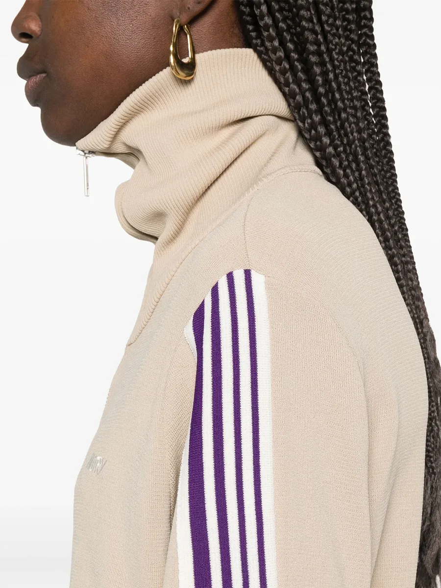 knitted zip-up sweatshirt 9