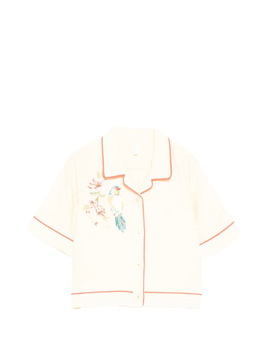 graphic-embroidered shirt 2