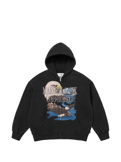 худи на молнии из коллаборации с MM6 Maison Margiela