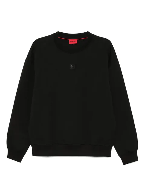 Stacked-Logo badge sweatshirt