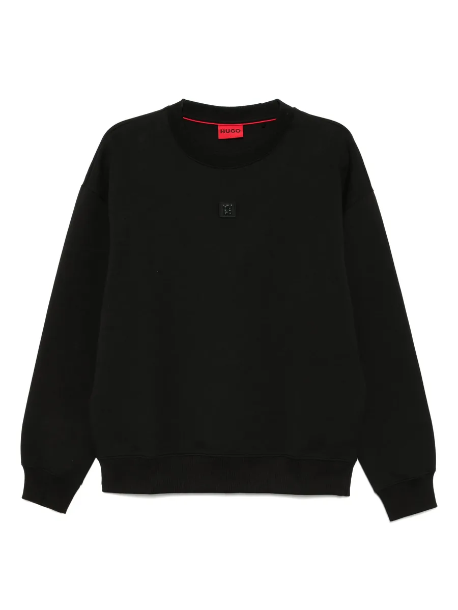 Stacked-Logo badge sweatshirt 2
