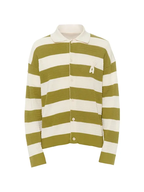 Ami de Coeur striped cardigan