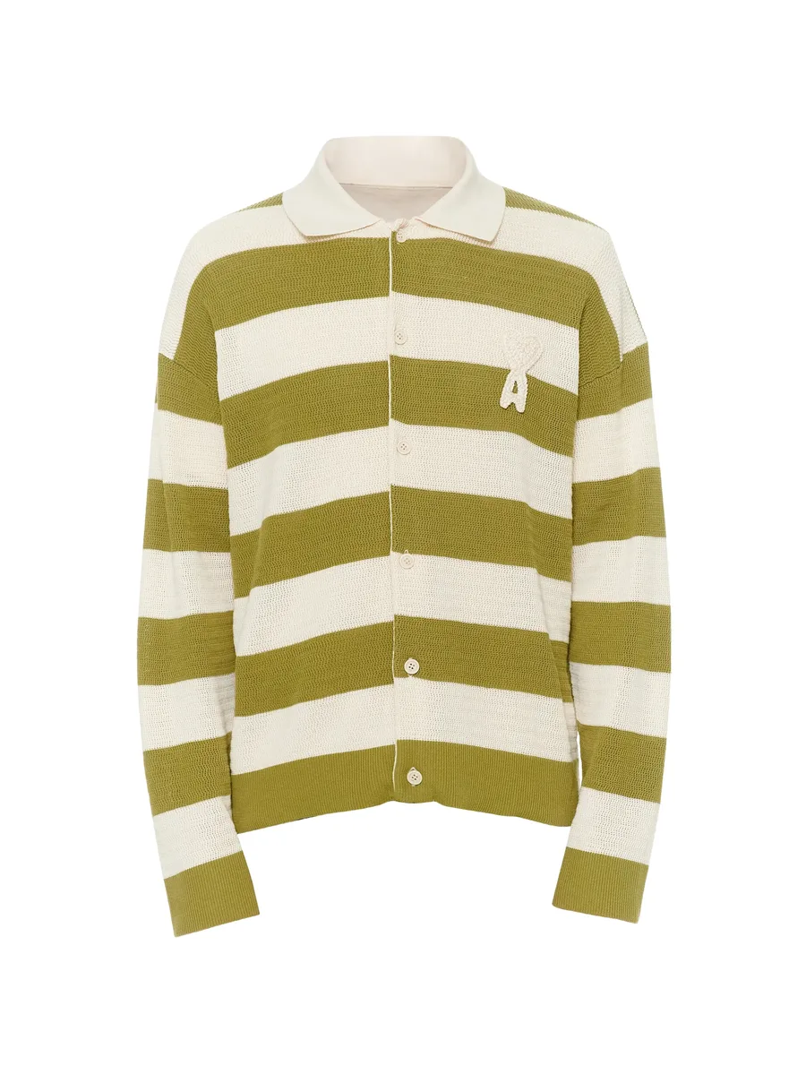 Ami de Coeur striped cardigan 2
