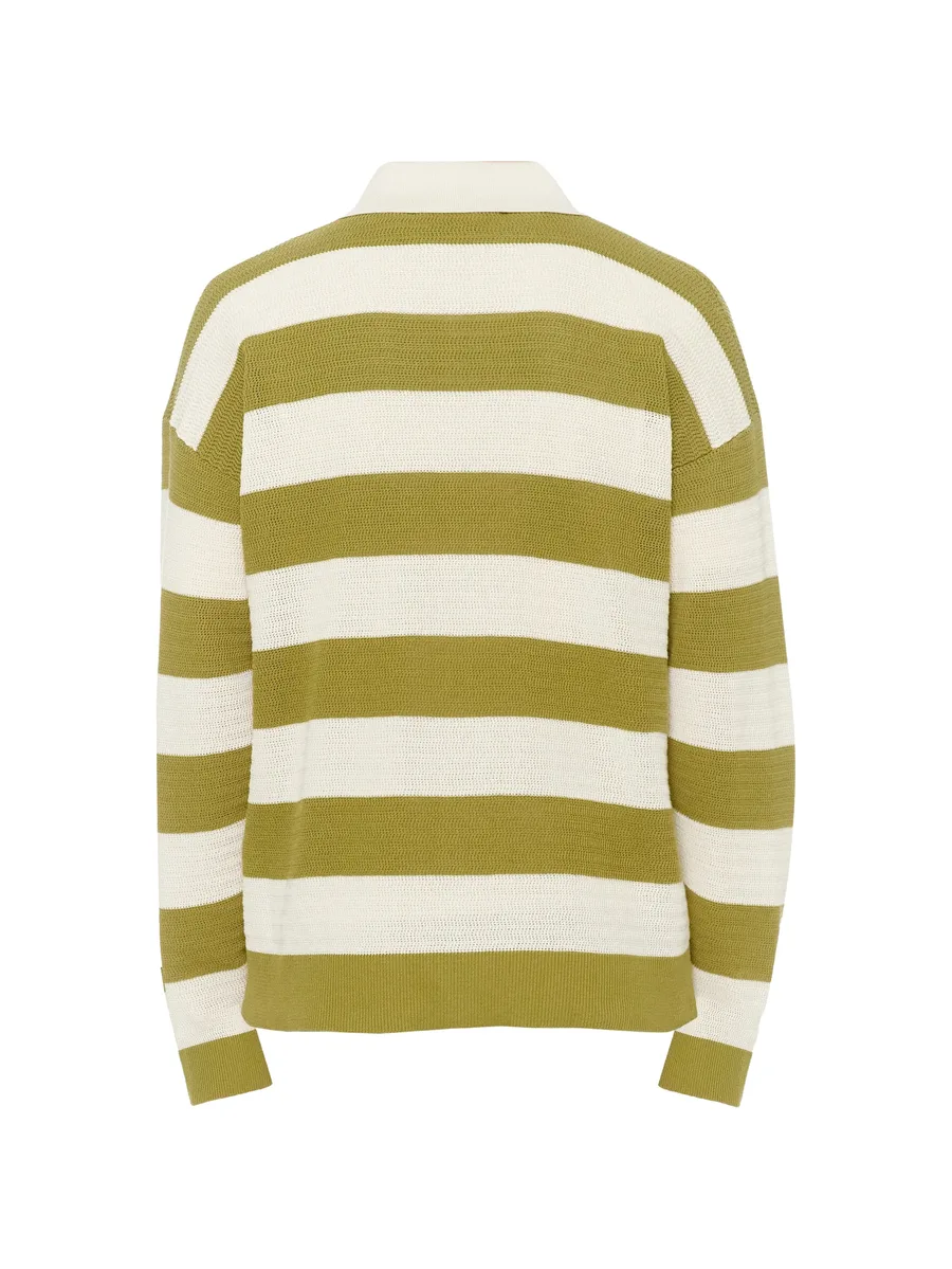 Ami de Coeur striped cardigan 4