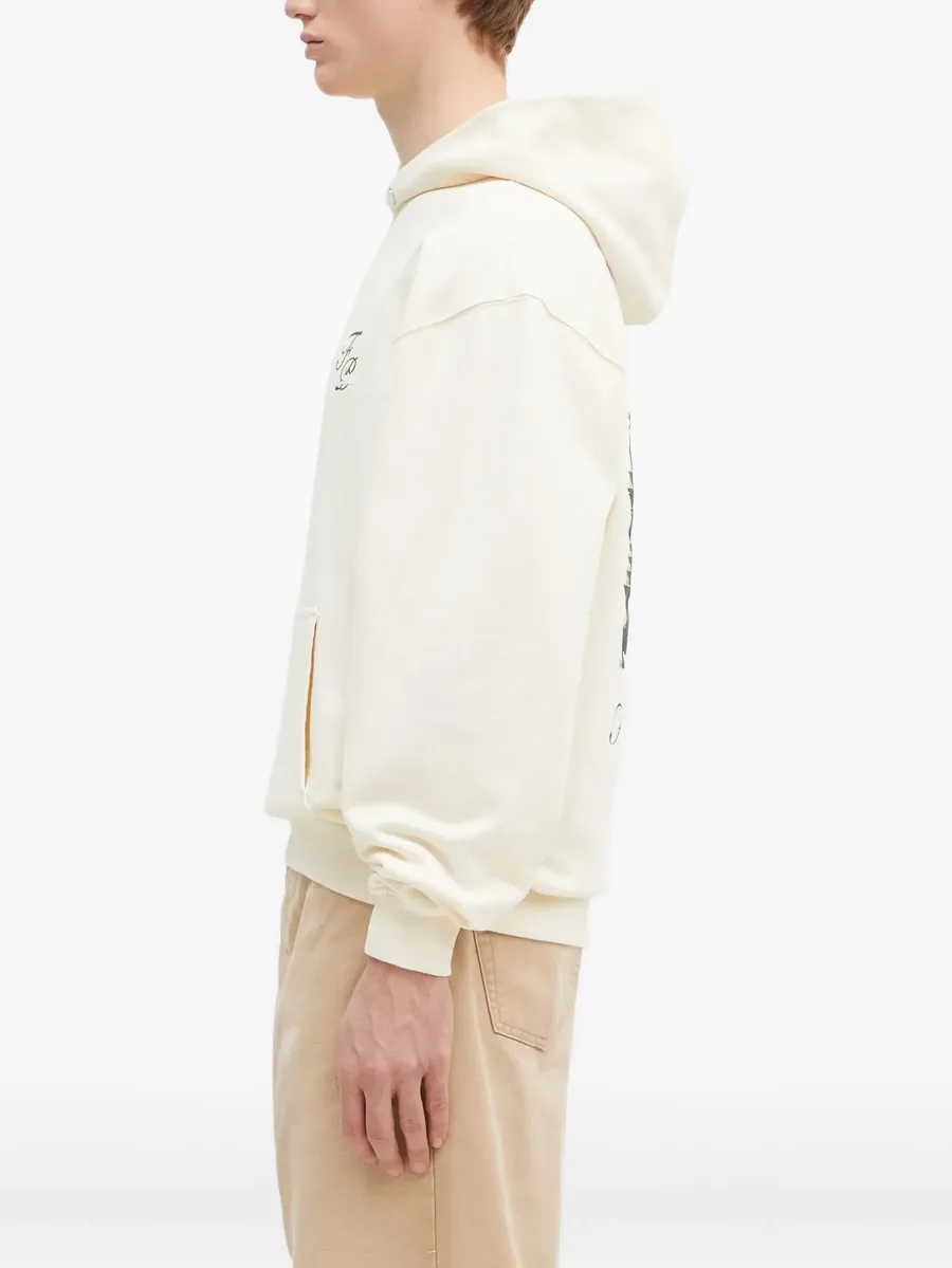 garden-print hoodie 5