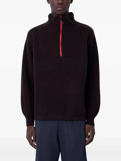 quarter-zip sweater