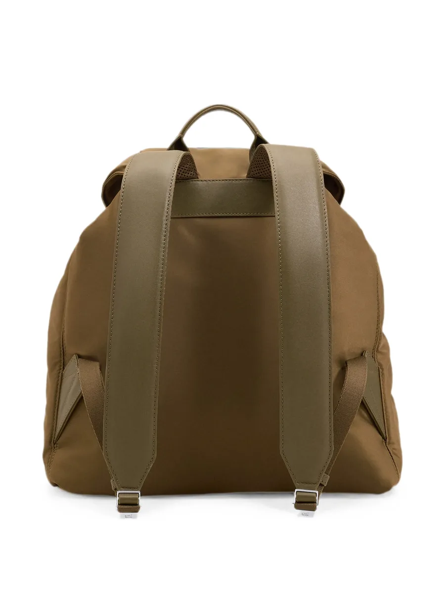 nylon Marcel flap backpack 7