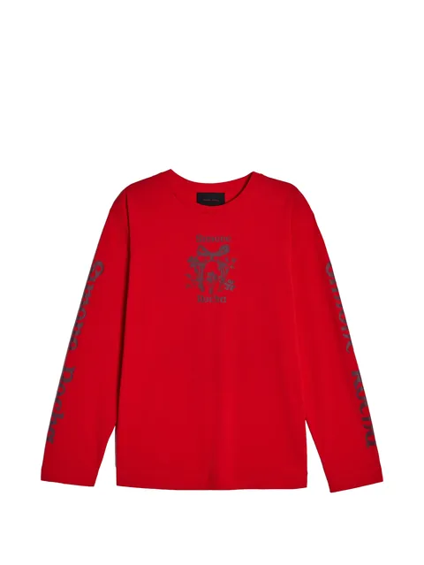 logo-print long-sleeve T-shirt