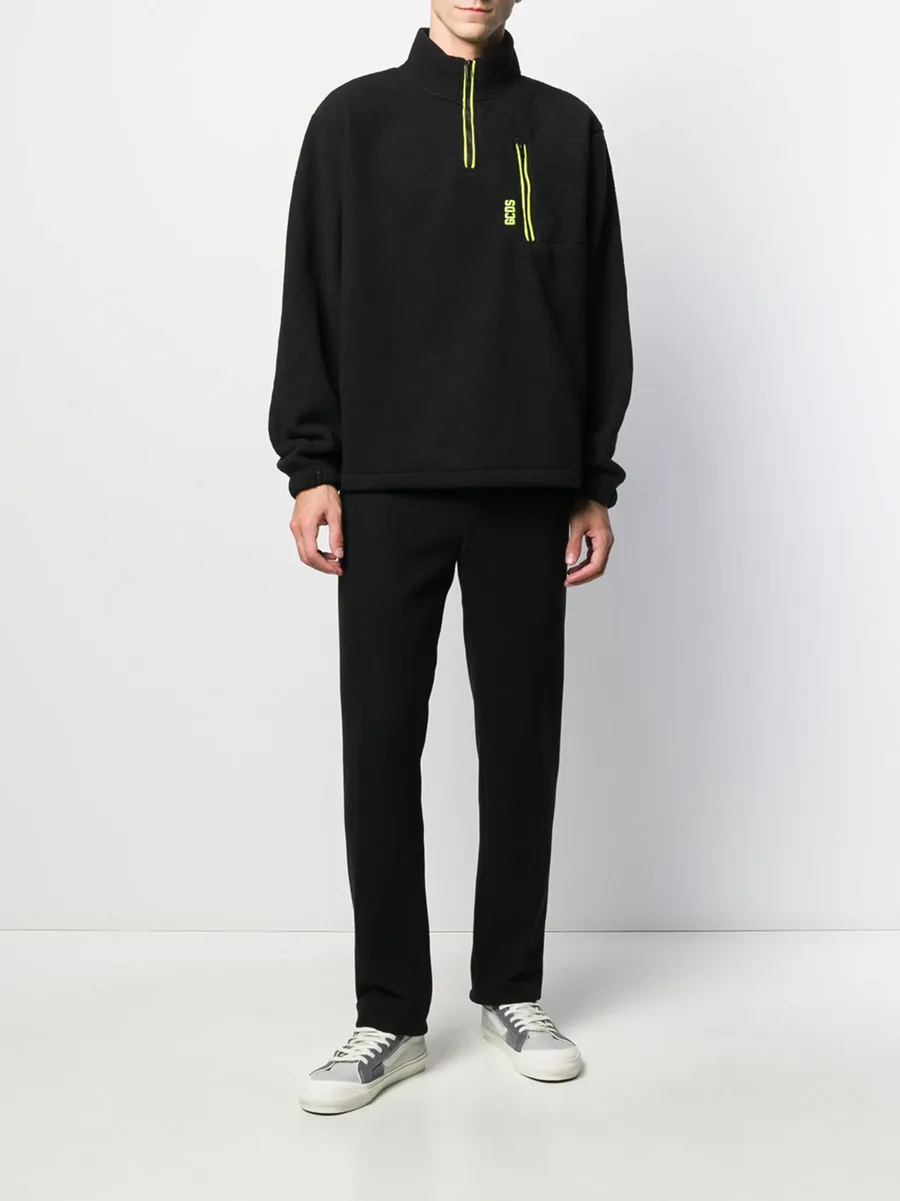 logo half-zip sweatshirt 4