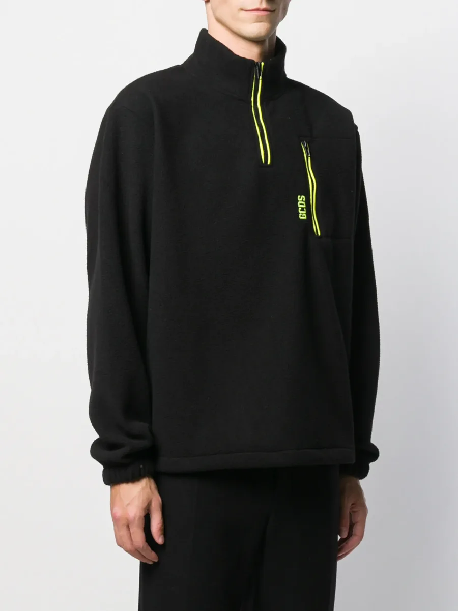 logo half-zip sweatshirt 6