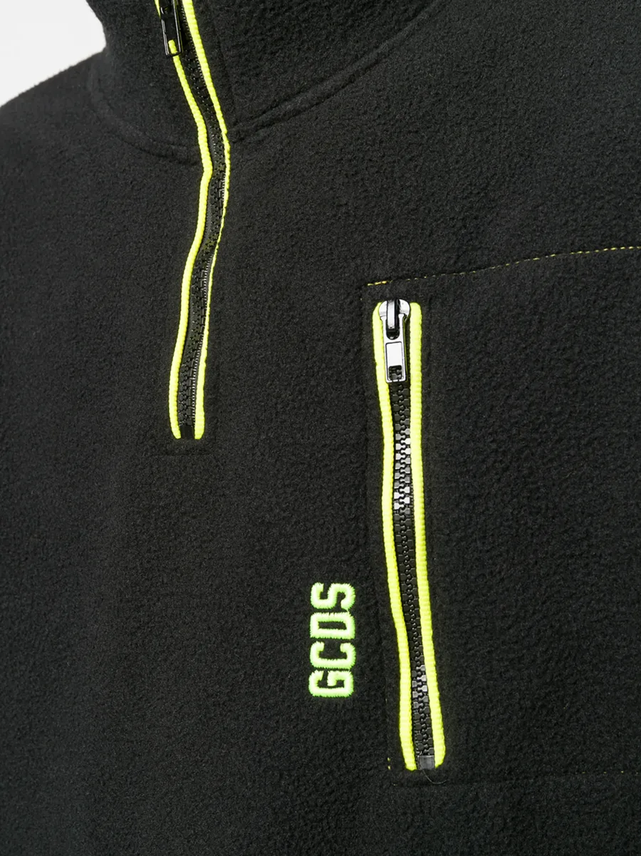 logo half-zip sweatshirt 10