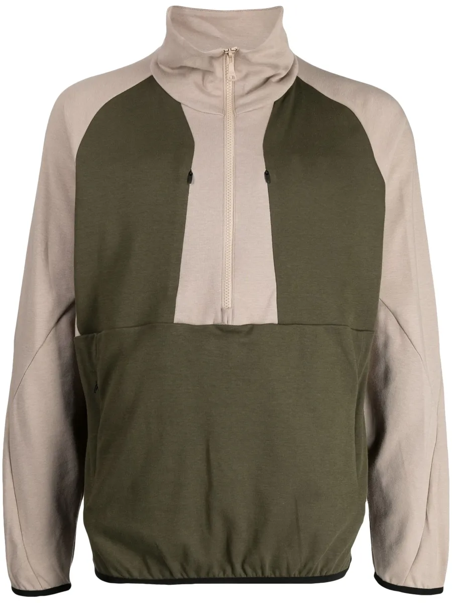 two-tone high-neck sweater 2