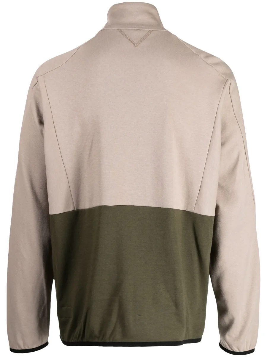 two-tone high-neck sweater 4