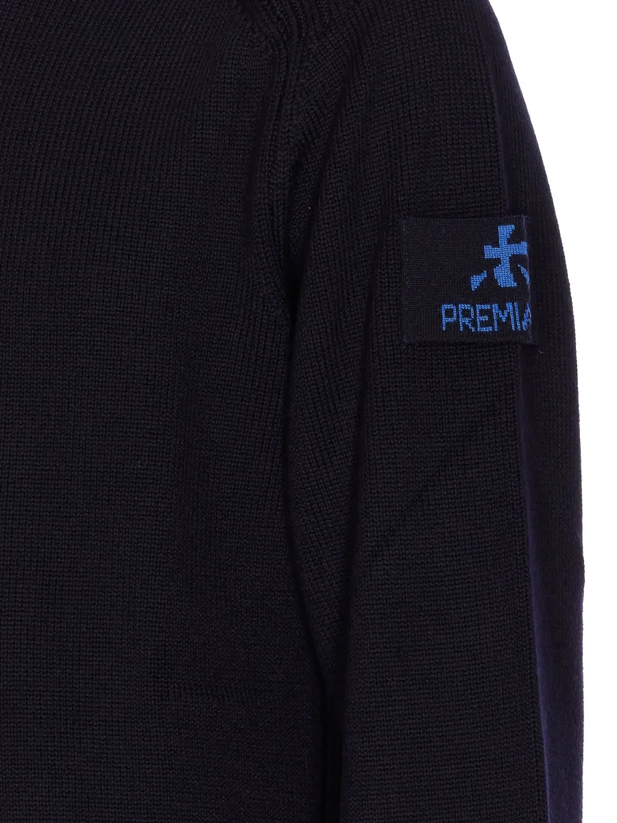 embroidered-logo crew-neck sweater 6