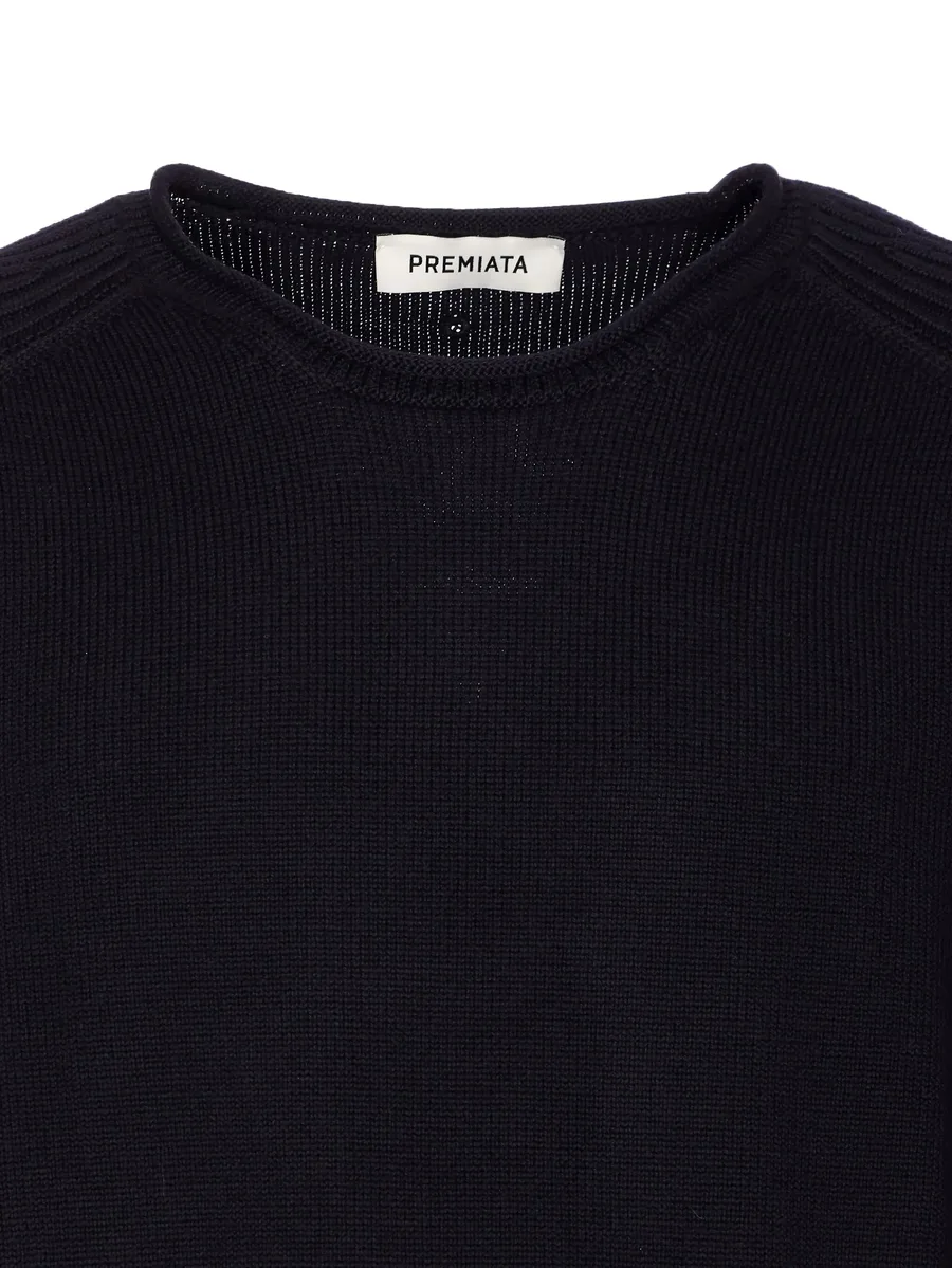 embroidered-logo crew-neck sweater 7