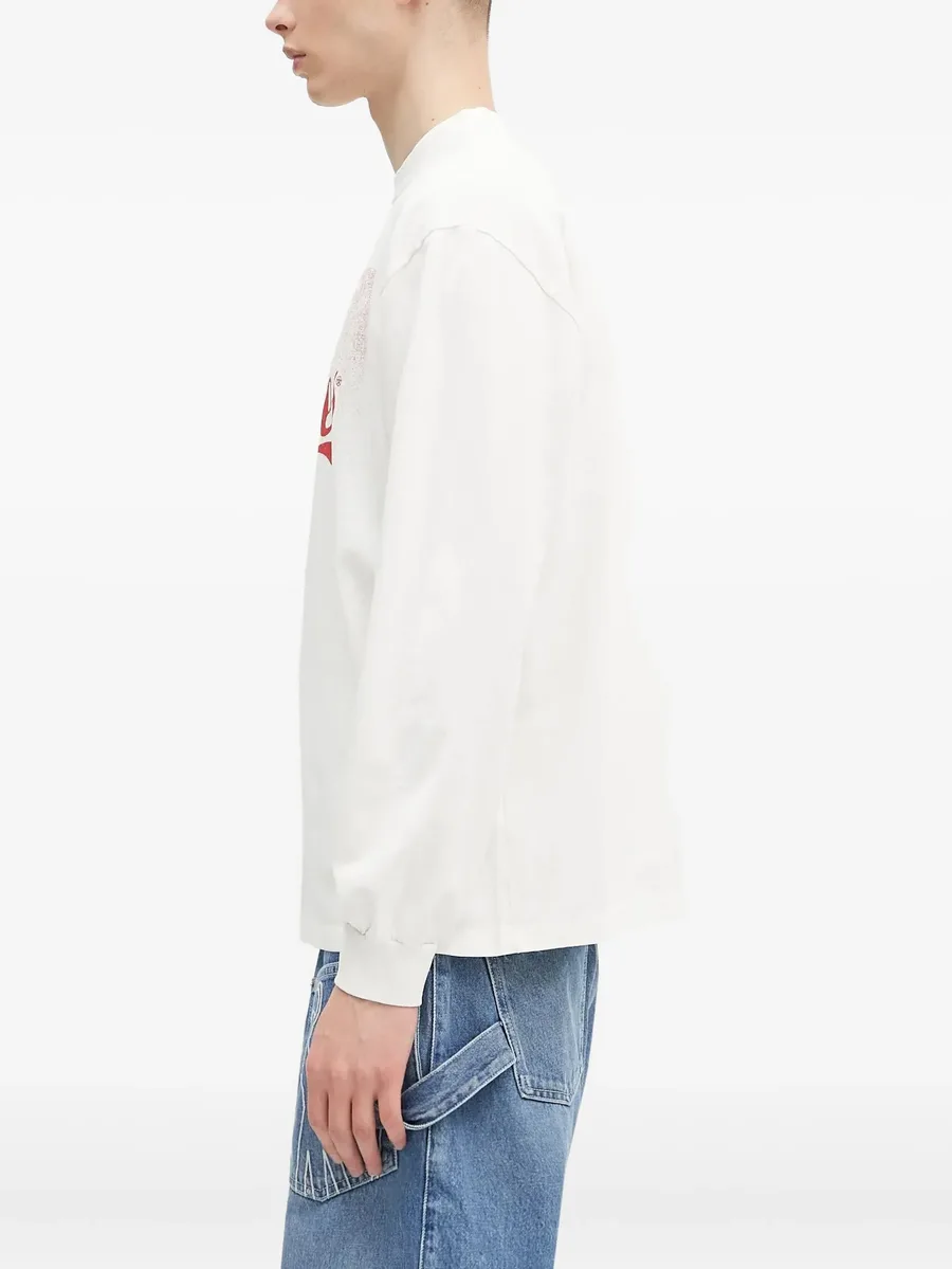 long-sleeve logo-print sweatshirt 5