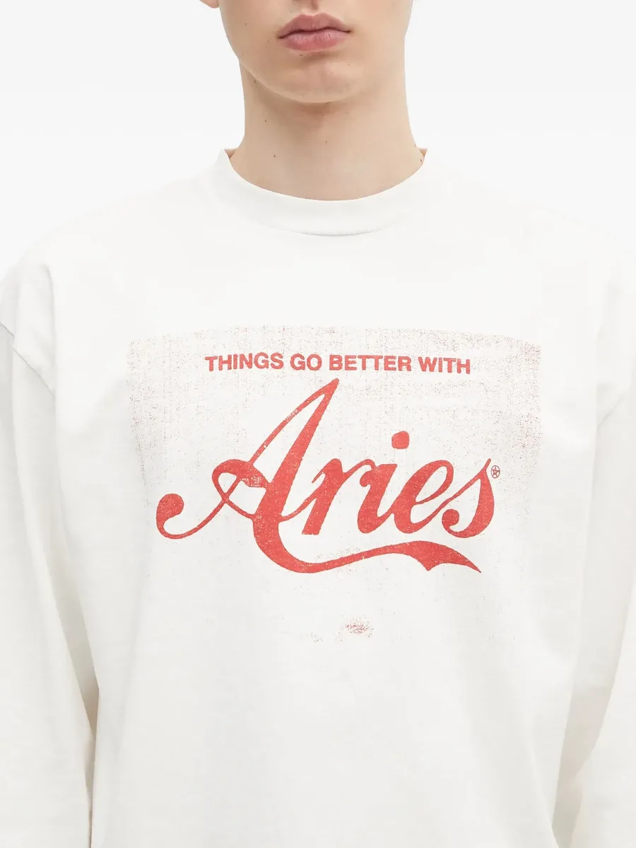 long-sleeve logo-print sweatshirt 9