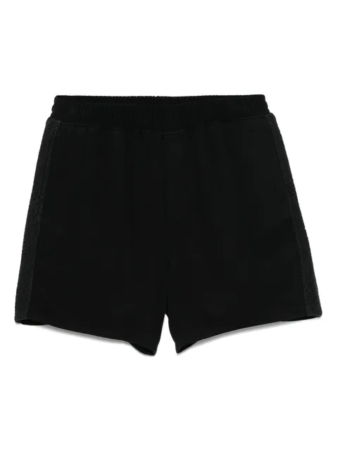 knitted-detail shorts