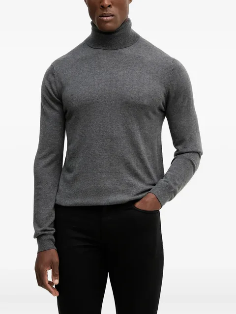 roll-neck sweater