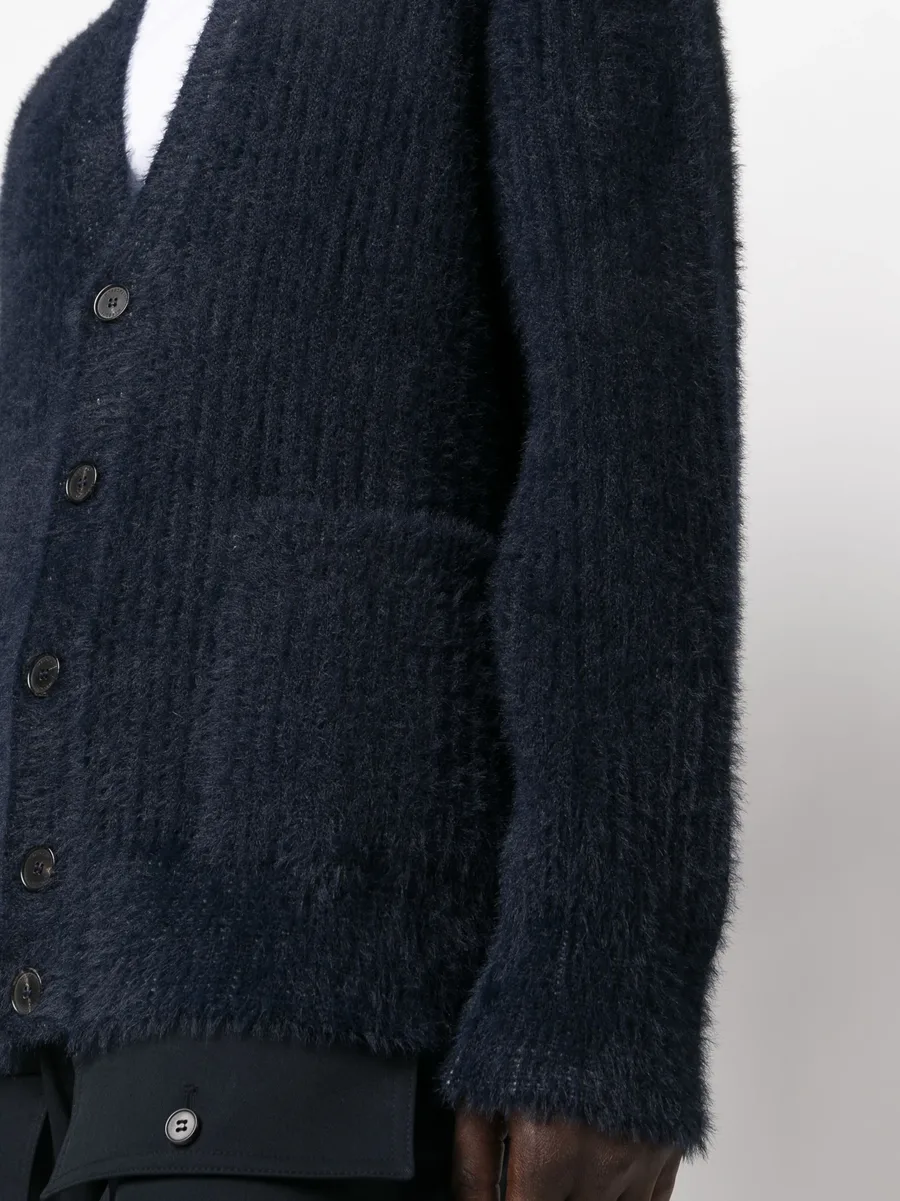 V-neck knitted cardigan 9