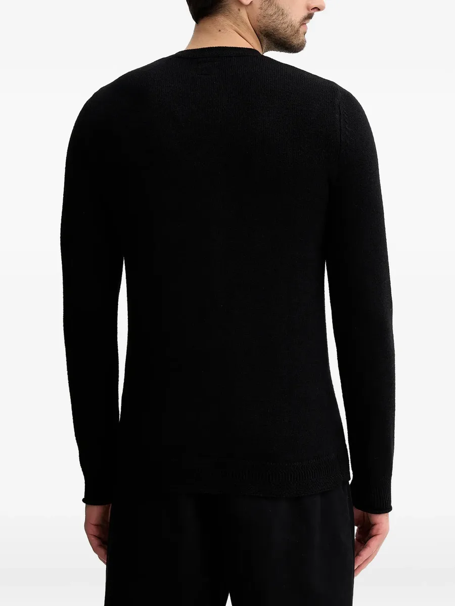 embossed-logo sweater 6