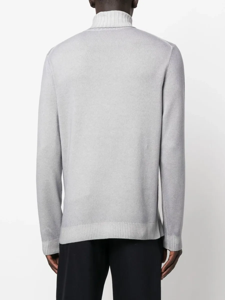 fine-knit roll-neck jumper 8