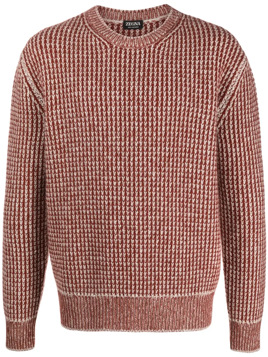 jacquard-knit cashmere jumper 2