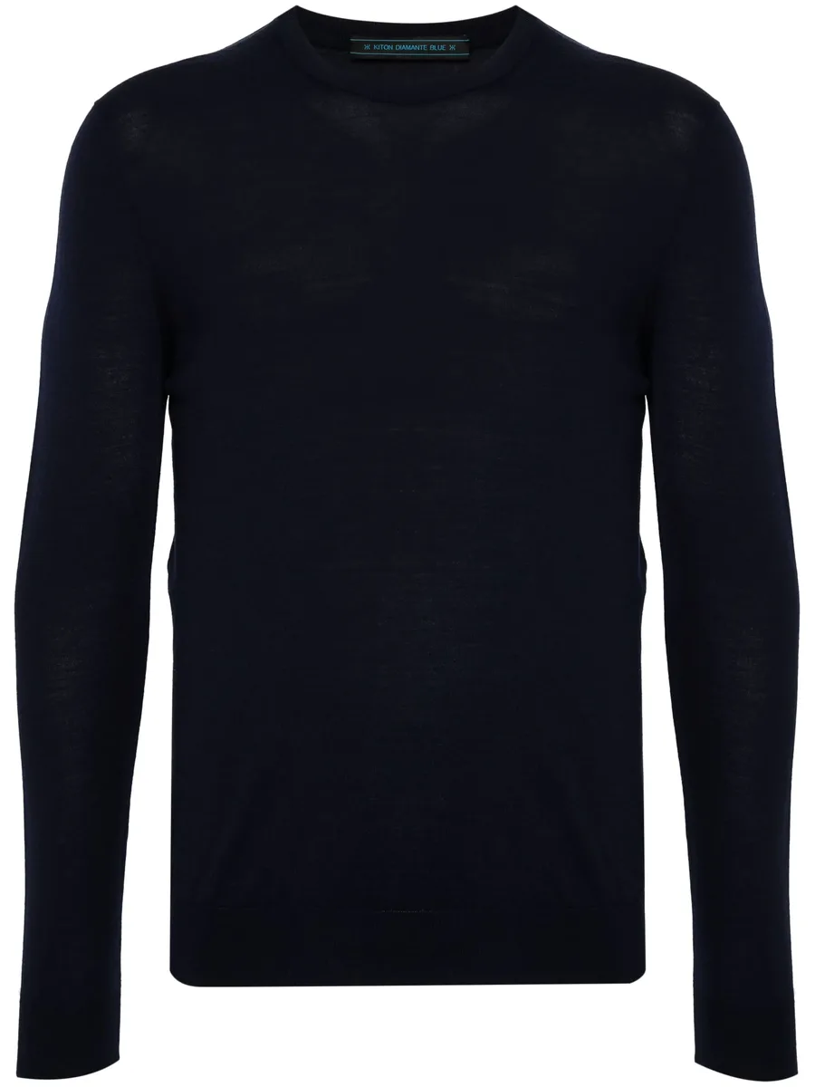 crew-neck long-sleeve sweater 2