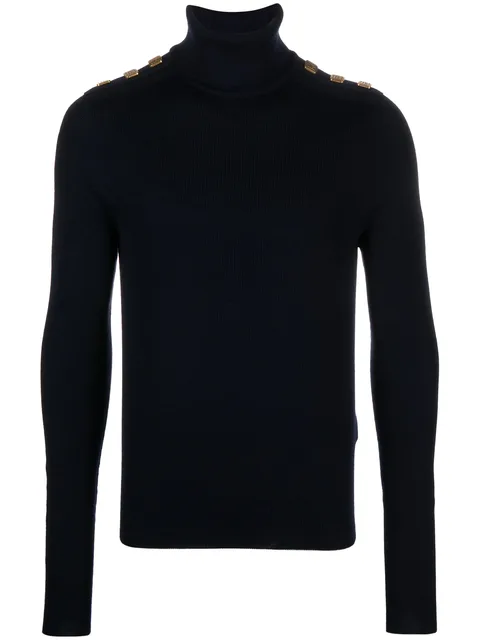 button-details merino-wool jumper
