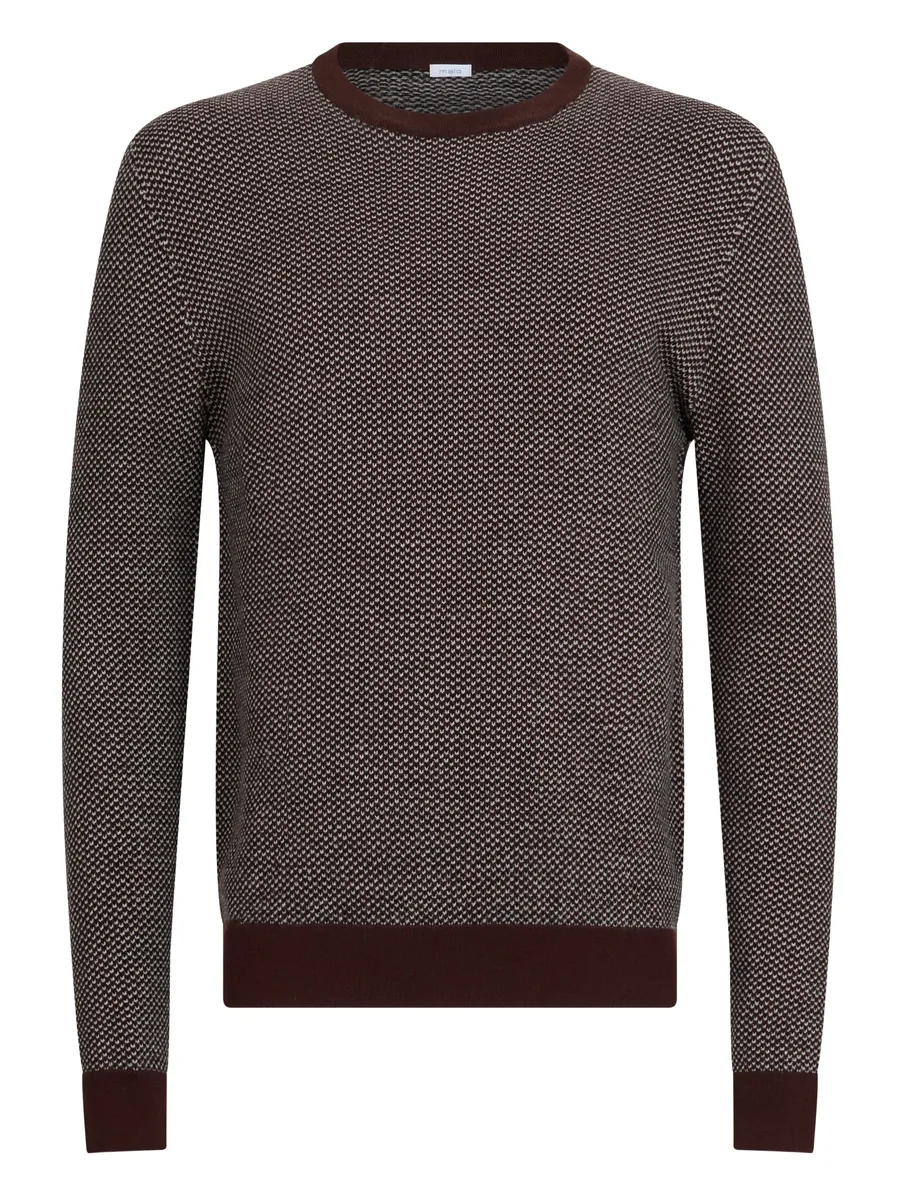 patterned crew-neck sweater 2