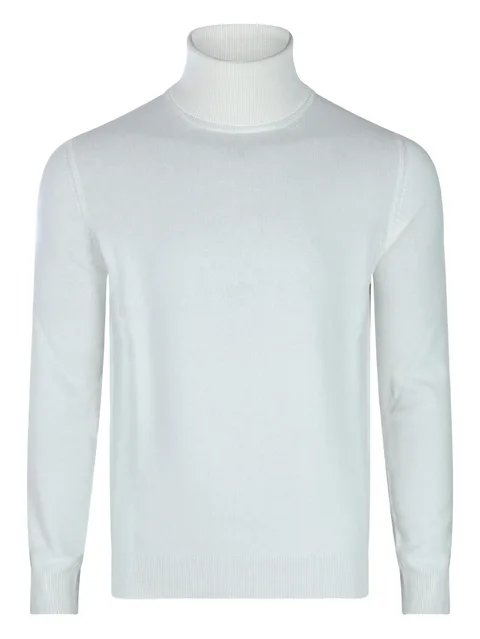 turtleneck ribbed sweater