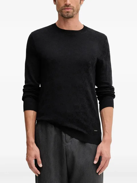 Cahilo jacquard knit sweater