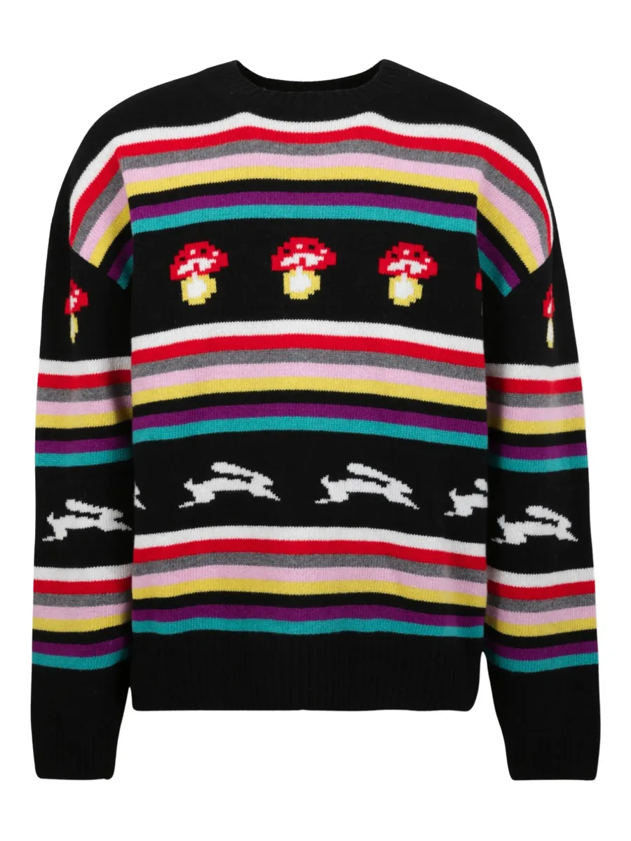 jacquard oversized sweater 2