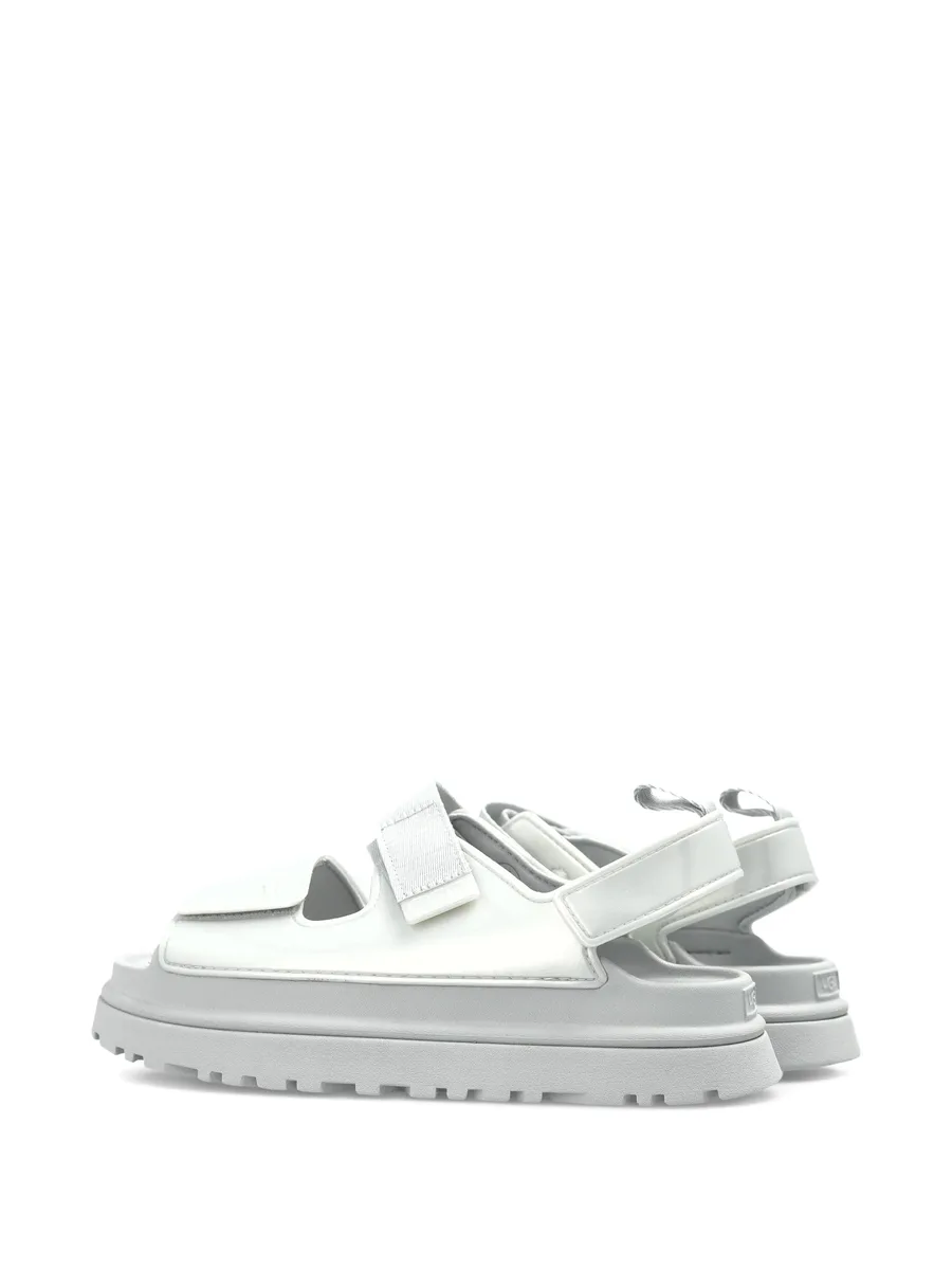 GoldenGlow touch-strap sandals 6