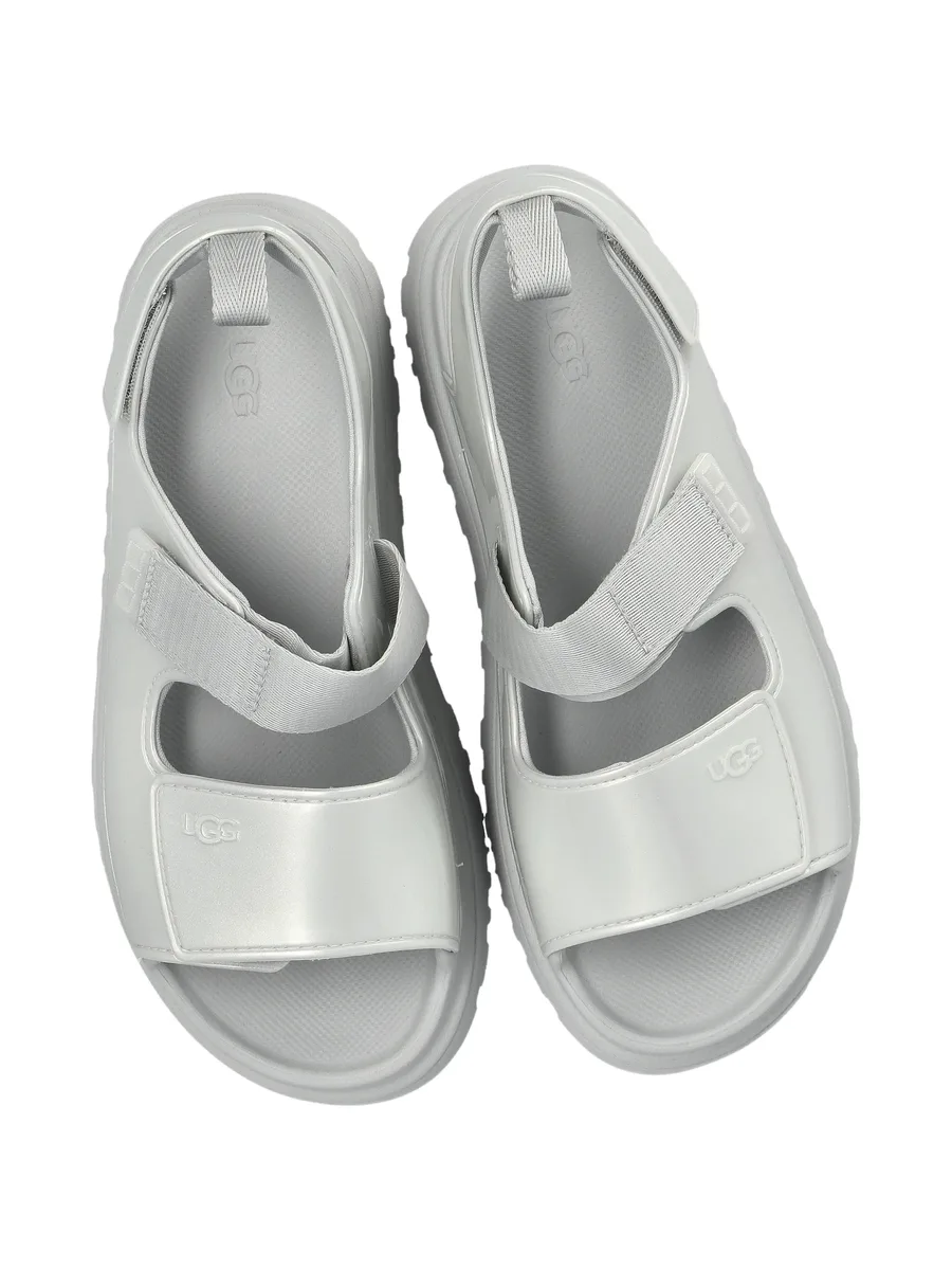 GoldenGlow touch-strap sandals 8