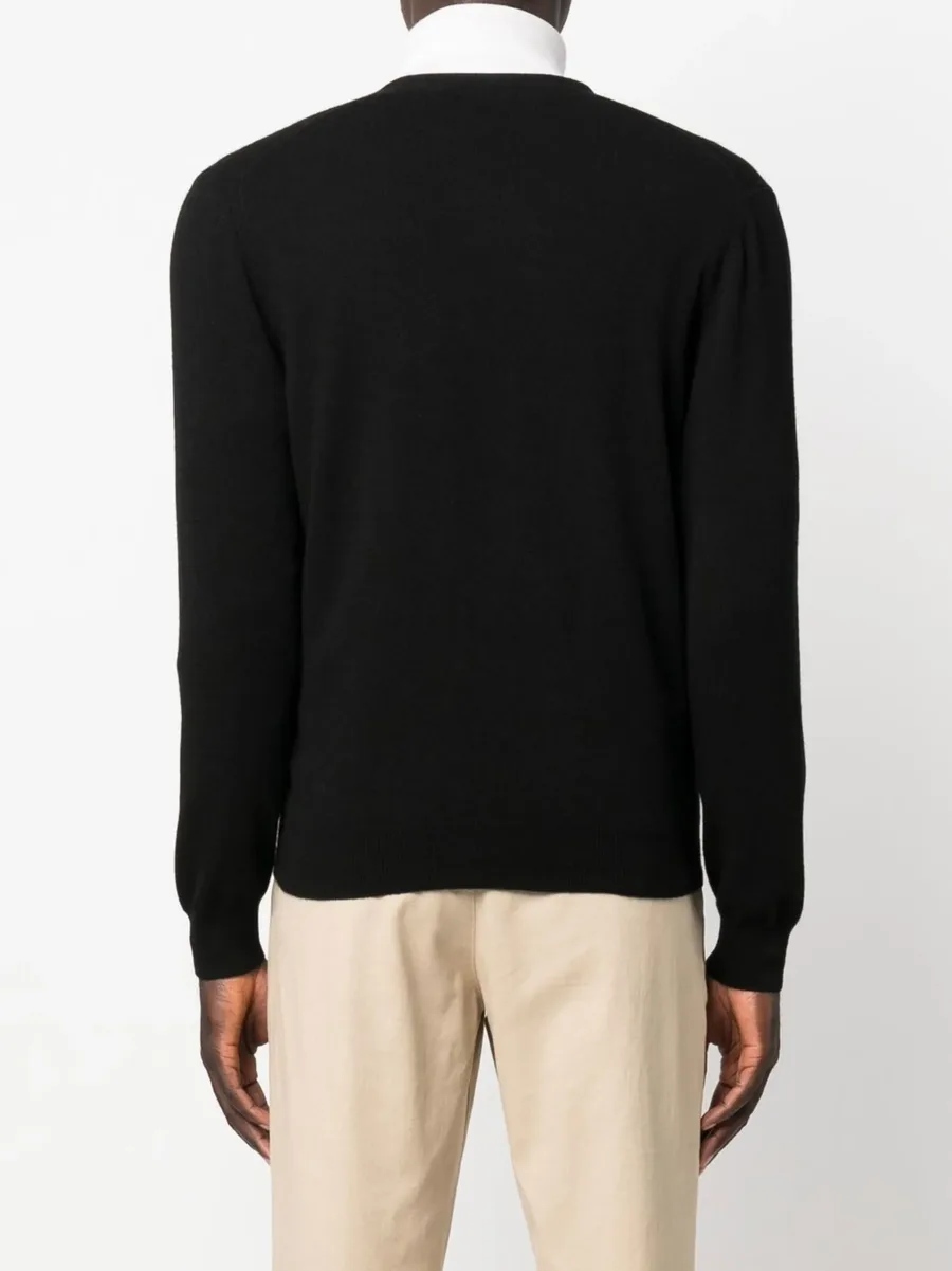 V-neck button-down knit cardigan 8