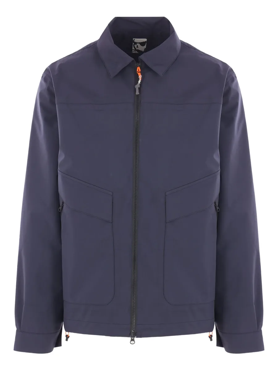 spread-collar double-slider zip jacket 2
