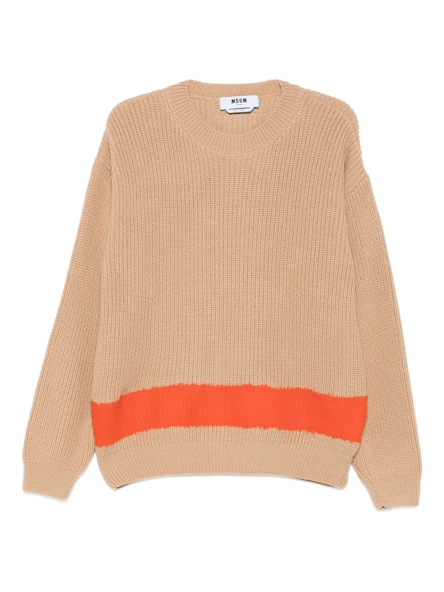 stripe-detail jumper 2
