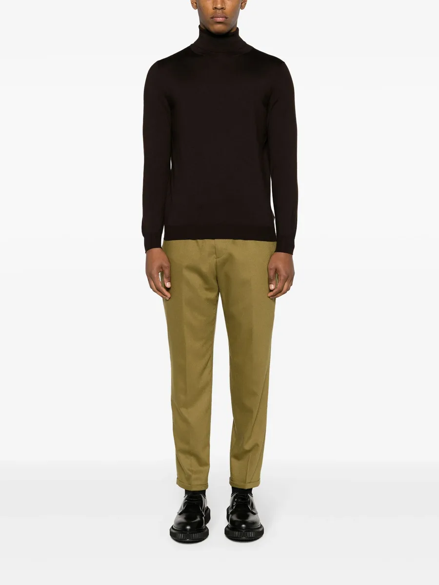 roll-neck fine-knit jumper 3