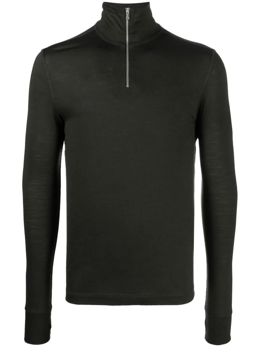 high-neck wool top 1