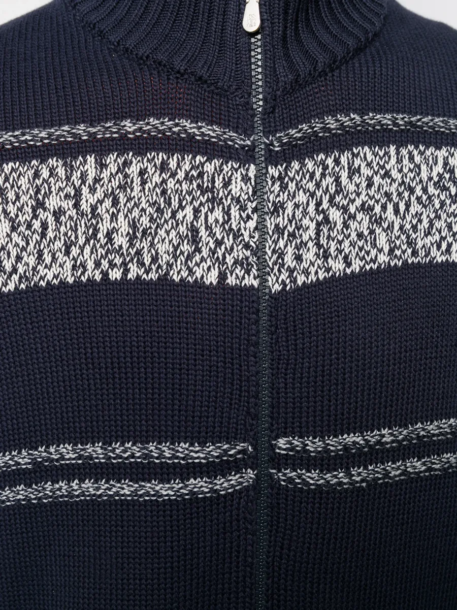 striped pattern cardigan 10