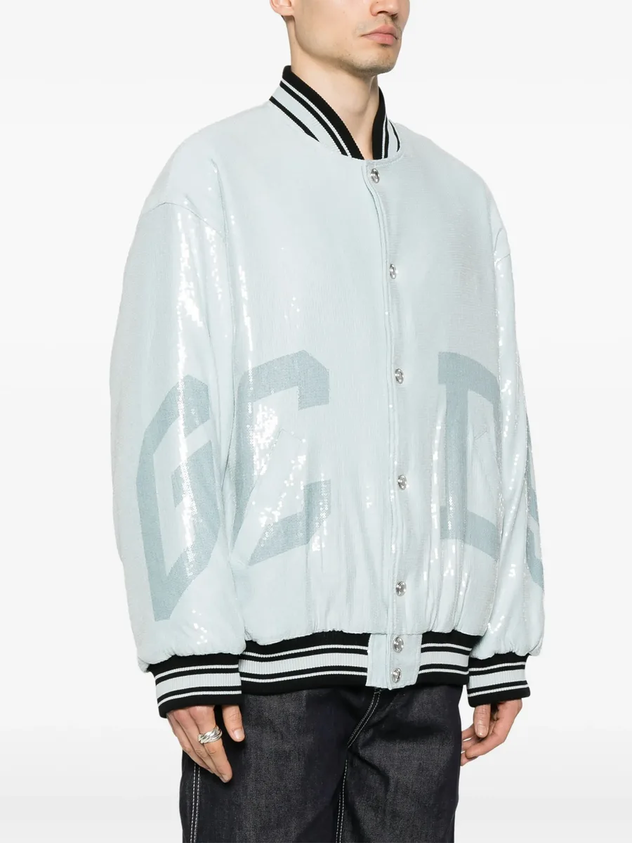 бомбер Sequins Varsity Logo 5