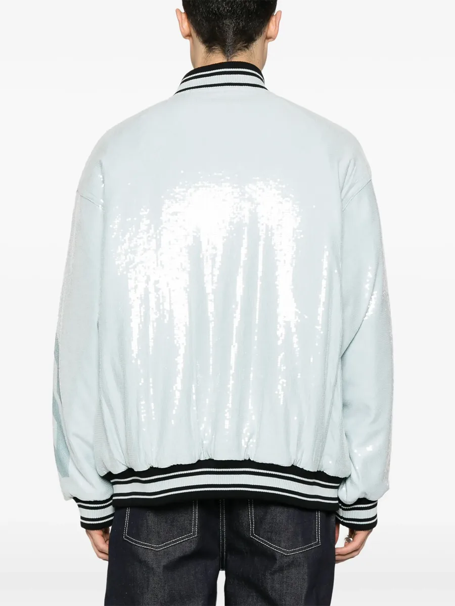 бомбер Sequins Varsity Logo 8
