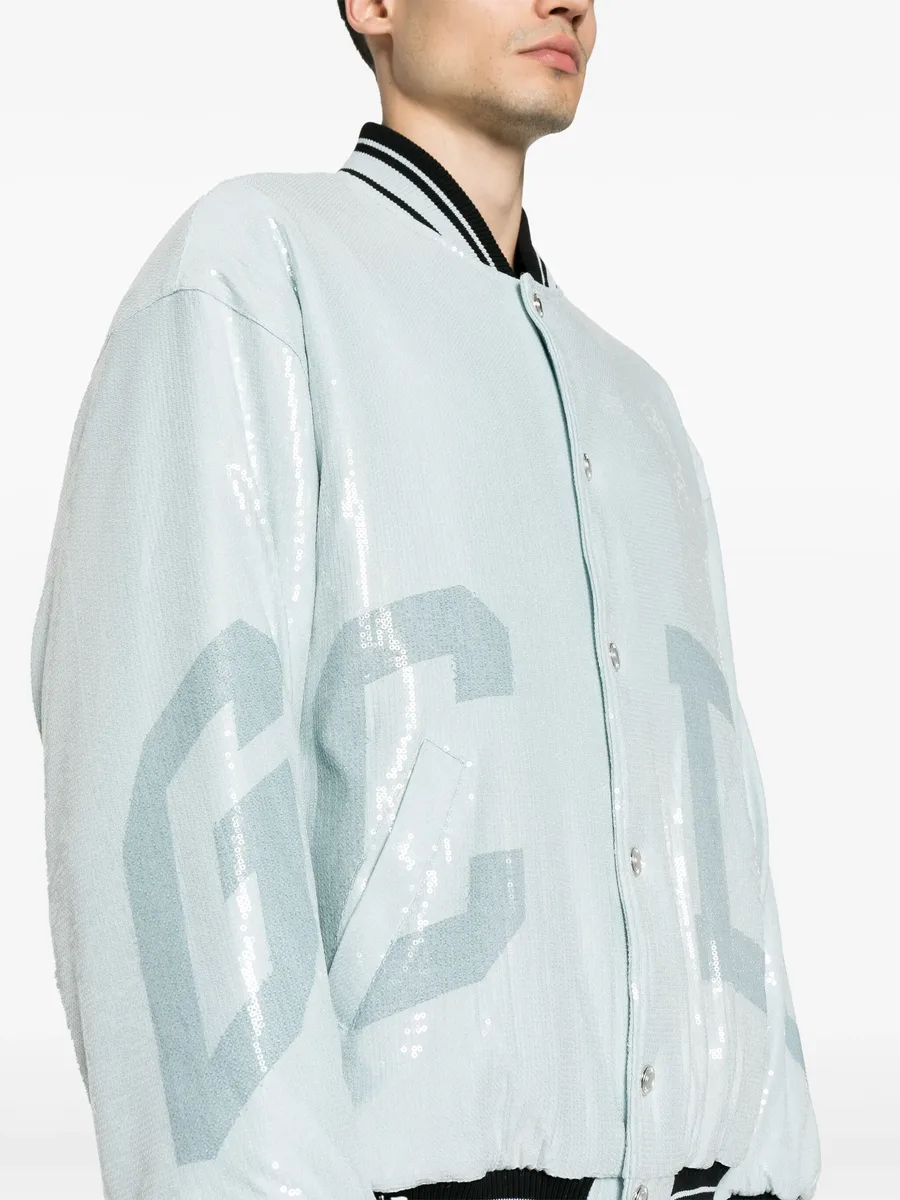 бомбер Sequins Varsity Logo 9