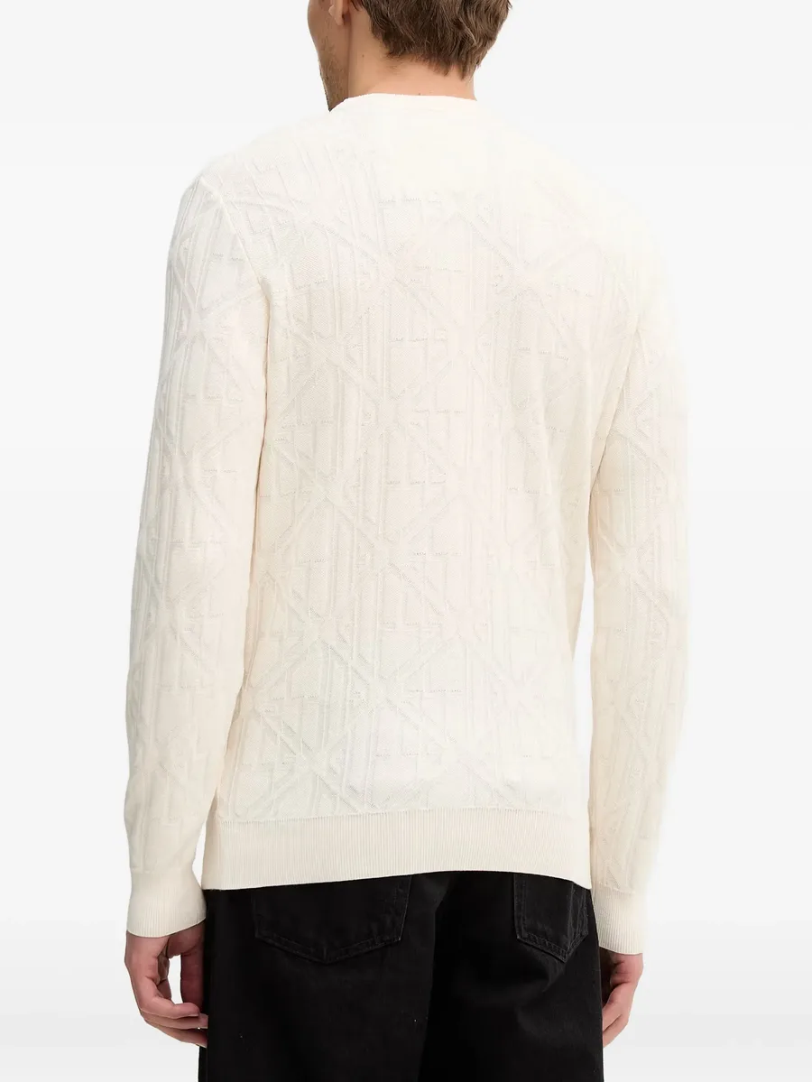 geometric-knit sweater 6