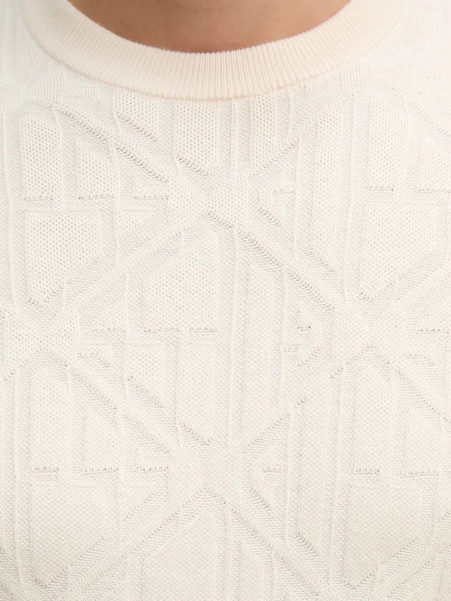 geometric-knit sweater 10