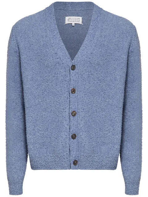 mélange-effect cardigan