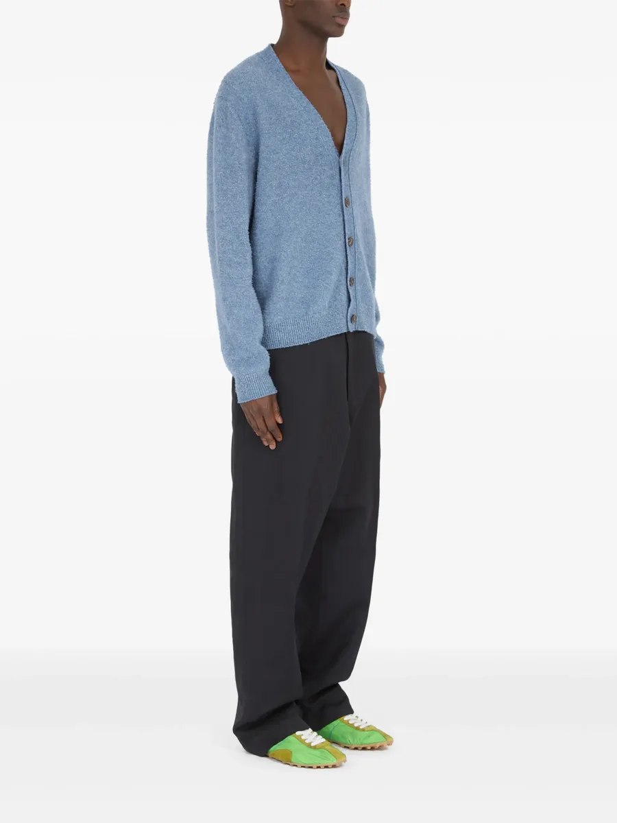 mélange-effect cardigan 6